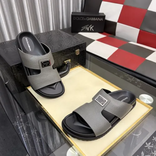 Replica Dolce & Gabbana D&G Slippers For Men #1455760 $64.00 USD for Wholesale