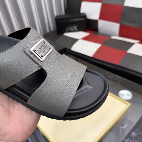 Replica Dolce & Gabbana D&G Slippers For Men #1455760 $64.00 USD for Wholesale