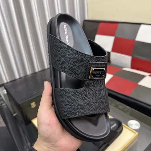 Replica Dolce & Gabbana D&G Slippers For Men #1455765 $64.00 USD for Wholesale