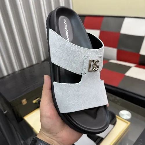Replica Dolce & Gabbana D&G Slippers For Men #1455766 $64.00 USD for Wholesale