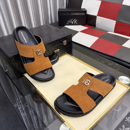 Replica Dolce & Gabbana D&G Slippers For Men #1455767 $64.00 USD for Wholesale