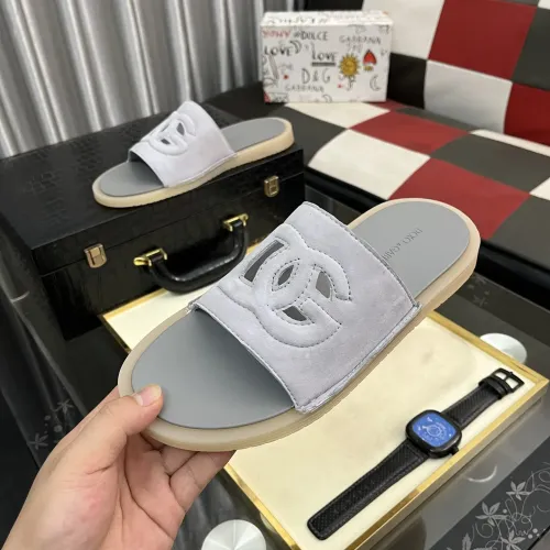 Replica Dolce & Gabbana D&G Slippers For Men #1455774 $52.00 USD for Wholesale