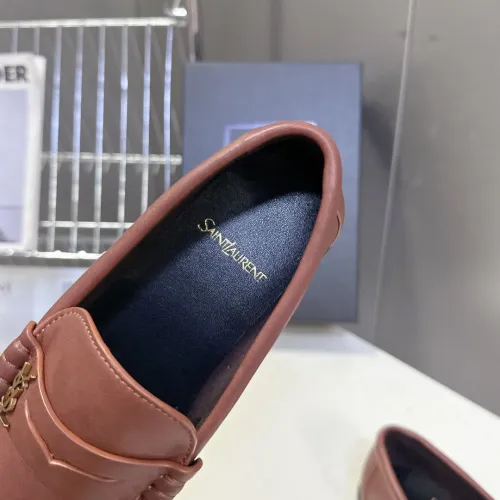 Replica Yves Saint Laurent YSL Leather Shoes For Men #1456124 $125.00 USD for Wholesale