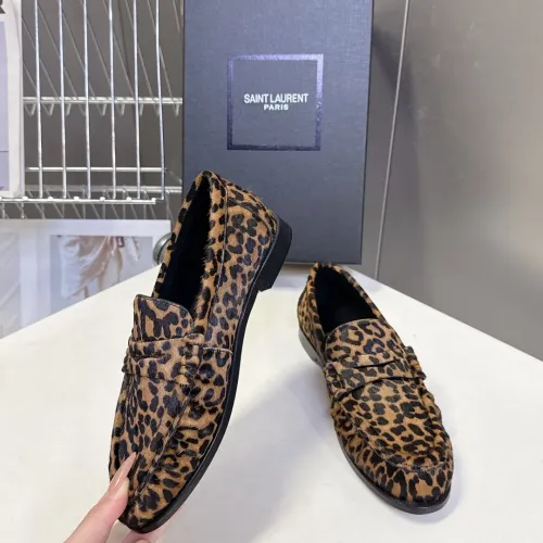 Replica Yves Saint Laurent YSL Leather Shoes For Men #1456128 $125.00 USD for Wholesale