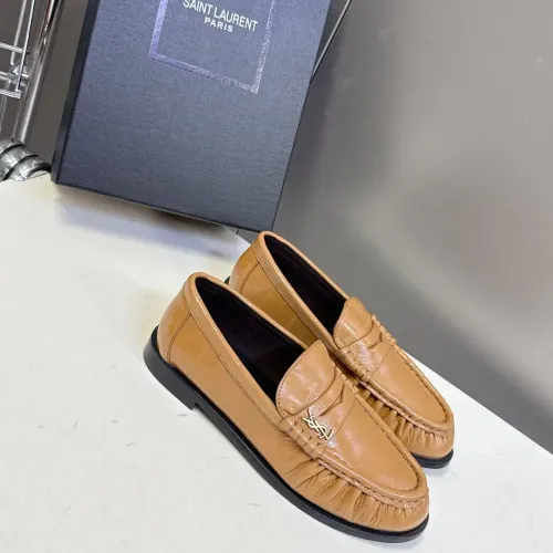 Yves Saint Laurent YSL Leather Shoes For Women #1456131