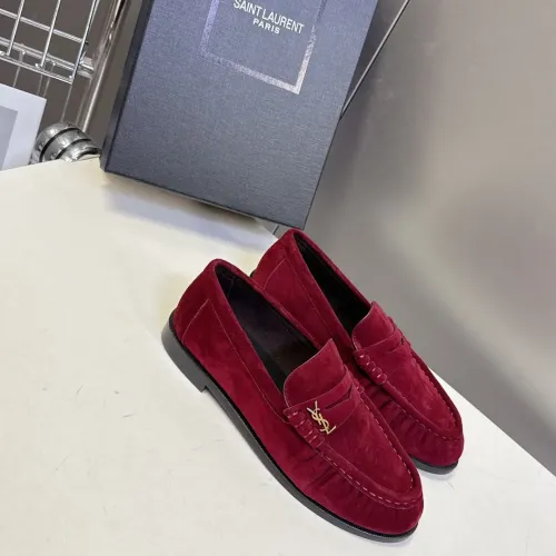 Yves Saint Laurent YSL Leather Shoes For Women #1456145
