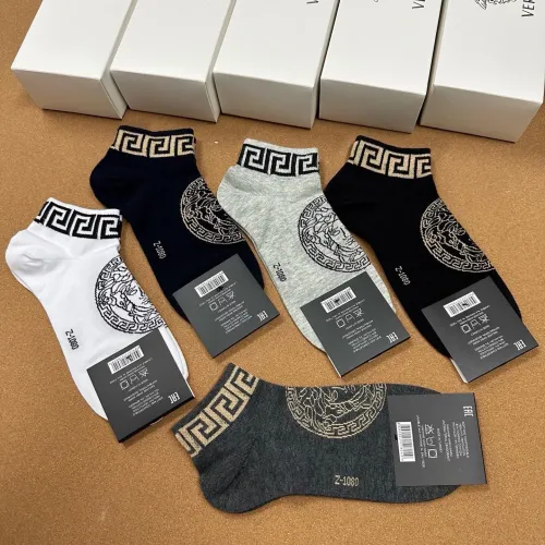 Replica Versace Socks For Men #1457029 $25.00 USD for Wholesale