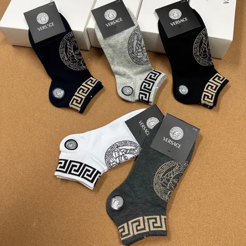 Replica Versace Socks For Men #1457029 $25.00 USD for Wholesale
