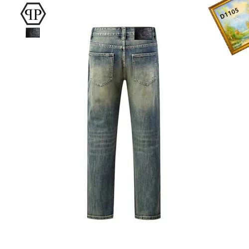 Replica Philipp Plein PP Jeans For Men #1457816 $48.00 USD for Wholesale