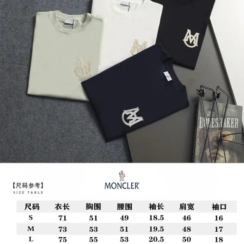 Replica Moncler T-Shirts Short Sleeved For Unisex #1458659 $40.00 USD for Wholesale