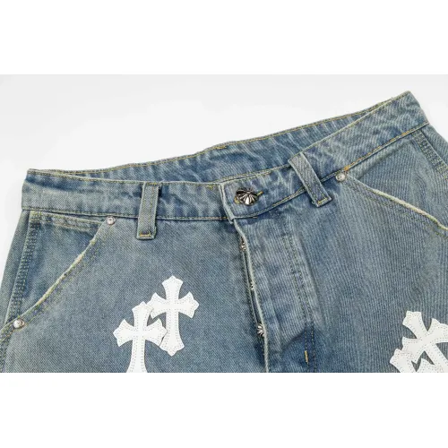 Replica Chrome Hearts Jeans For Unisex #1459129 $56.00 USD for Wholesale