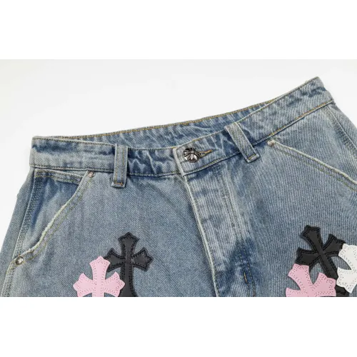 Replica Chrome Hearts Jeans For Unisex #1459130 $56.00 USD for Wholesale