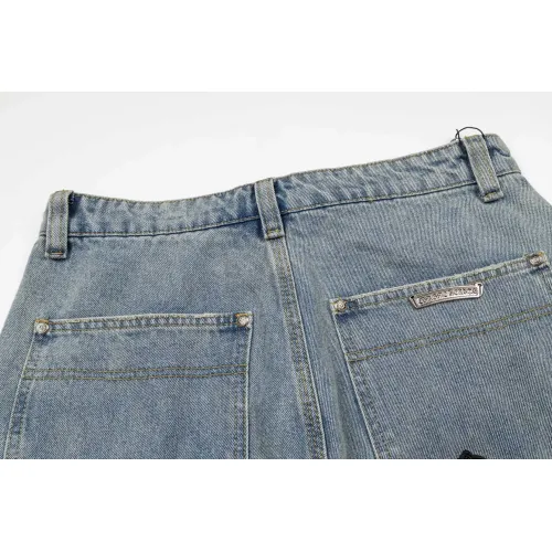 Replica Chrome Hearts Jeans For Unisex #1459130 $56.00 USD for Wholesale