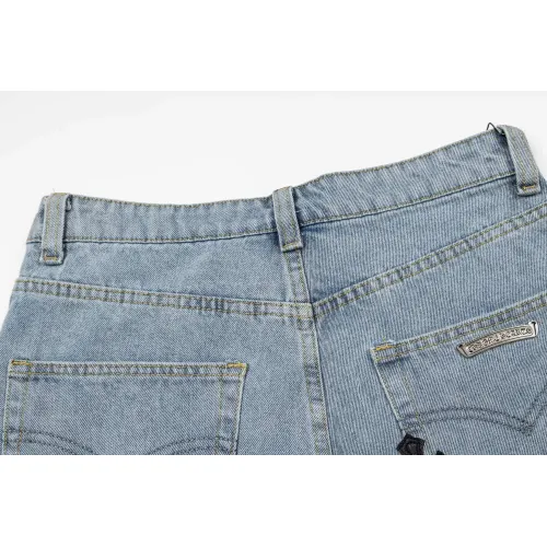 Replica Chrome Hearts Jeans For Unisex #1459132 $56.00 USD for Wholesale