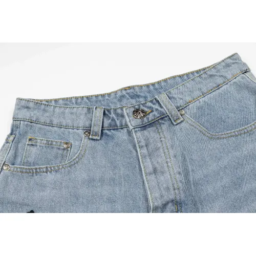 Replica Chrome Hearts Jeans For Unisex #1459132 $56.00 USD for Wholesale