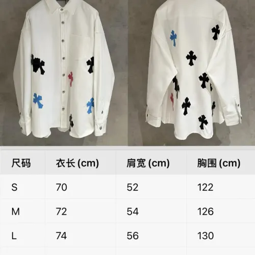 Replica Chrome Hearts Shirts Long Sleeved For Unisex #1459154 $76.00 USD for Wholesale