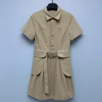 $130.00 USD LOEWE Dresses Short Sleeved For Women #1452582
