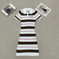 $76.00 USD Burberry Dresses Short Sleeved For Women #1452806