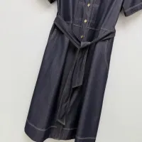 $130.00 USD Burberry Dresses Short Sleeved For Women #1453212