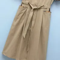 $128.00 USD Burberry Dresses Short Sleeved For Women #1453214