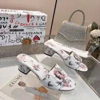 $88.00 USD Dolce & Gabbana D&G Slippers For Women #1453394