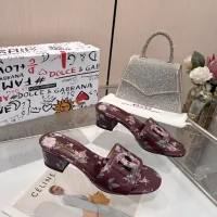 $88.00 USD Dolce & Gabbana D&G Slippers For Women #1453397