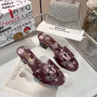 $88.00 USD Dolce & Gabbana D&G Slippers For Women #1453397