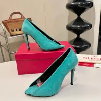 $112.00 USD Valentino High-Heeled Shoes For Women #1453782