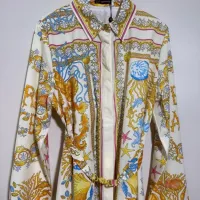 $92.00 USD Versace Dresses Long Sleeved For Women #1454422