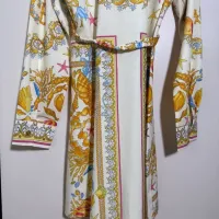 $92.00 USD Versace Dresses Long Sleeved For Women #1454422