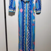 $98.00 USD Versace Dresses Long Sleeved For Women #1454442