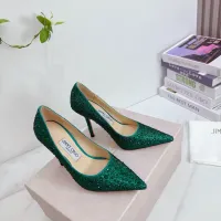 $118.00 USD Jimmy Choo High-Heeled Shoes For Women #1454449