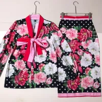 $100.00 USD Dolce & Gabbana D&G Tracksuits Long Sleeved For Women #1454498