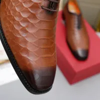 $92.00 USD Salvatore Ferragamo Leather Shoes For Men #1454973