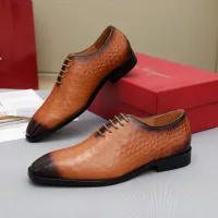 $92.00 USD Salvatore Ferragamo Leather Shoes For Men #1454974