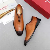 $92.00 USD Salvatore Ferragamo Leather Shoes For Men #1454974