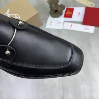 $102.00 USD Christian Louboutin Leather Shoes For Men #1455589