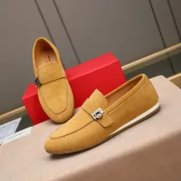 $92.00 USD Salvatore Ferragamo Leather Shoes For Men #1455656