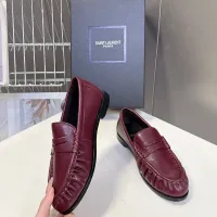 $118.00 USD Yves Saint Laurent YSL Leather Shoes For Women #1456125
