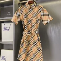 $88.00 USD Burberry Dresses Short Sleeved For Women #1458122