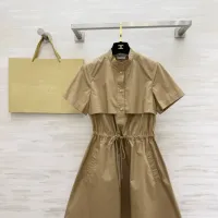 $135.00 USD Burberry Dresses Short Sleeved For Women #1458144