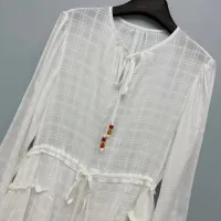 $128.00 USD Burberry Dresses Long Sleeved For Women #1458320