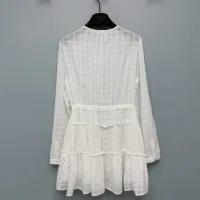 $128.00 USD Burberry Dresses Long Sleeved For Women #1458320