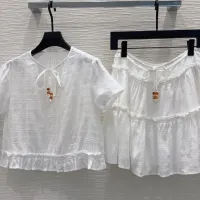 $158.00 USD Burberry Tracksuits Short Sleeved For Women #1458776