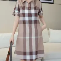 $85.00 USD Burberry Dresses Short Sleeved For Women #1458860