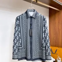 $76.00 USD Versace Shirts Long Sleeved For Men #1459138