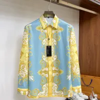 $76.00 USD Versace Shirts Long Sleeved For Men #1459146