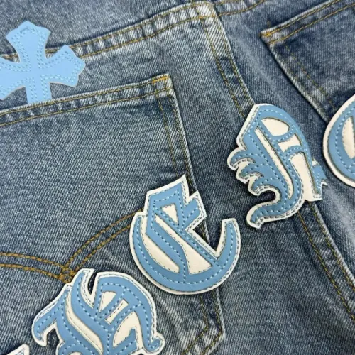 Replica Chrome Hearts Jeans For Men #1459323 $60.00 USD for Wholesale