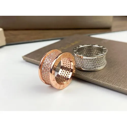 Replica Bvlgari Rings In Rose Gold #1460336 $25.00 USD for Wholesale