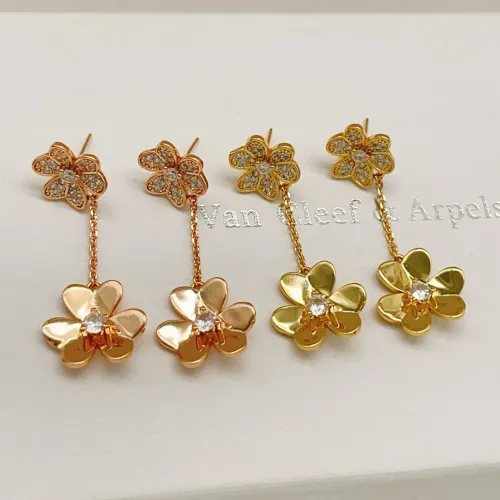Replica Van Cleef & Arpels Earrings For Women #1460357 $38.00 USD for Wholesale